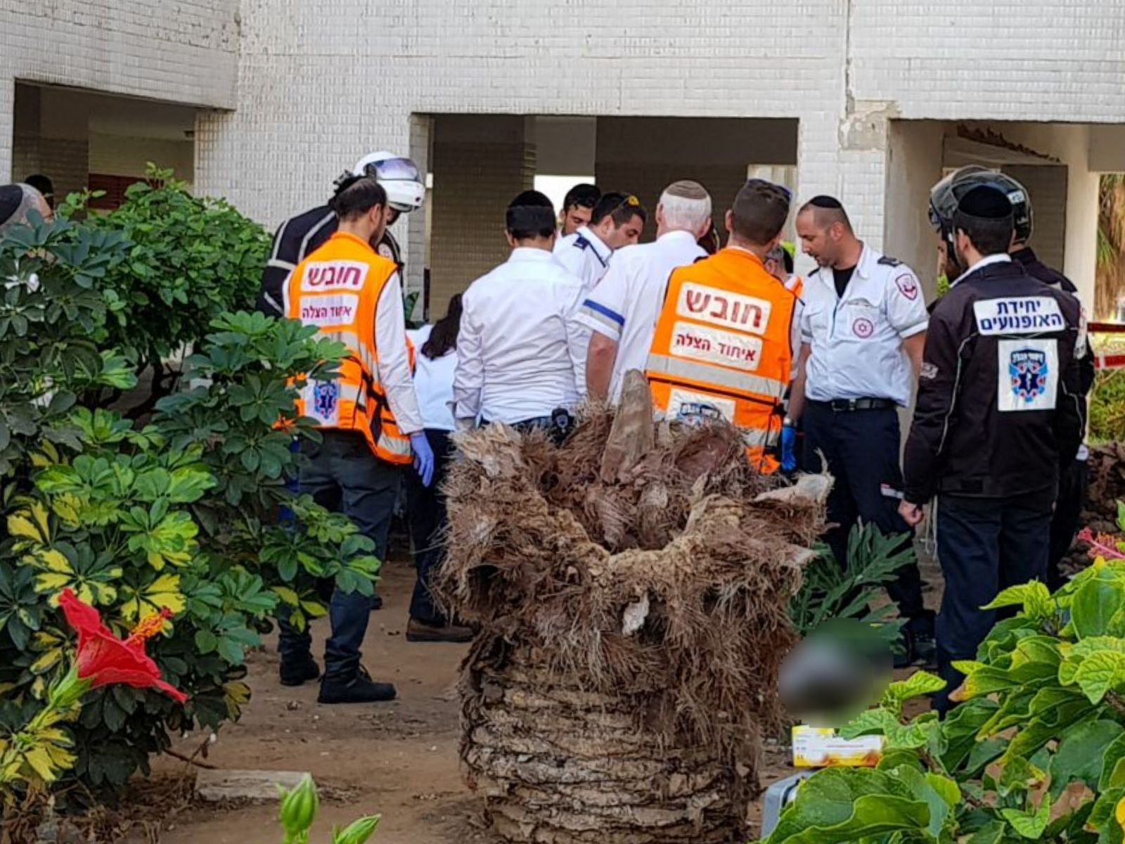 זירת האירוע באשדוד