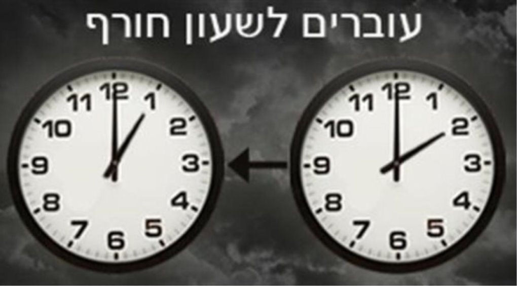 עוברים לשעון חורף