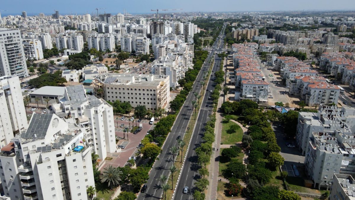 אשדוד ממעוף הציפור. צילום: עיריית אשדוד