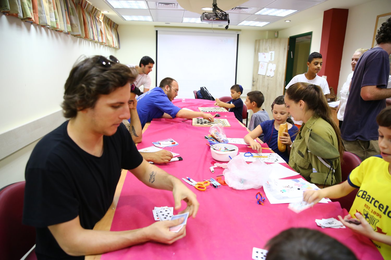 פעילות החברה העירונית במקלטים