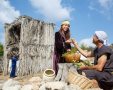 סוכות בנאות קדומים. צילום: איתי בלסון