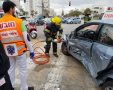 טיפול בתאונה בשדרות מנחם בגין - אלטלנה